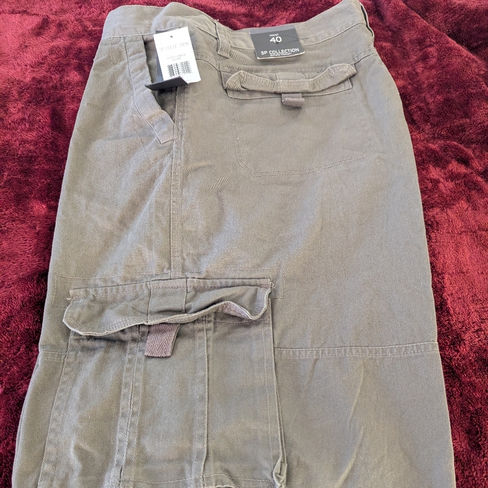 Men's Gray Cargo Pants